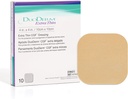 ConvaTec DuoDERM Extra dunne controle Gel Formule 4"x4" Hydrocolloïde Steriele hechting Dressing voor Oppervlakke Wonden, Lage Frictie, Latex-vrij, Waterdicht, Vierkant, Beige, 10ct Box