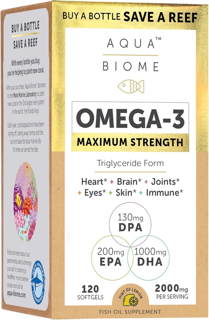 Enzymedica Maximale sterkte Hoge potentie Visolie, EPA DHA Omega 3 Supplement 