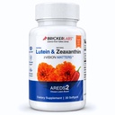 Bricker Labs Natural Lutein + Zeaxanthine Eye Supplement Ondersteunt Oog, Hersenen en Huid Gezondheid met Macula Carotenoïden, Superior Biobeschikbaarheid, ARDS2 Uitverkoren Lutein Bron 