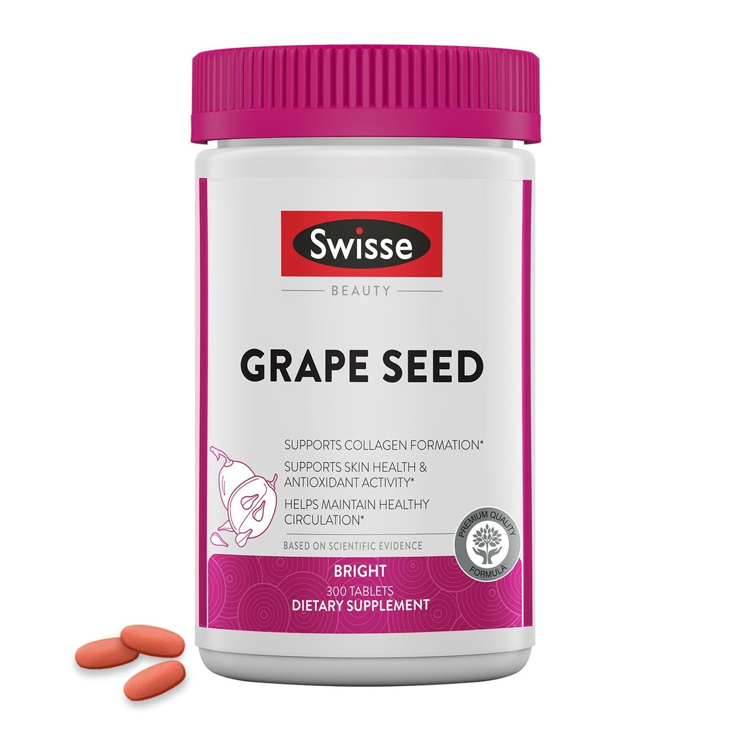 Swisse Grape Seed Extract Capsules Antioxidant Kruidensupplement 