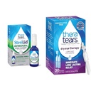 TheraTears SteriLid ooglidreiniger en droge oogtherapie Lubricant Eye Drops Bundle, 2 fl oz en 30 flacons