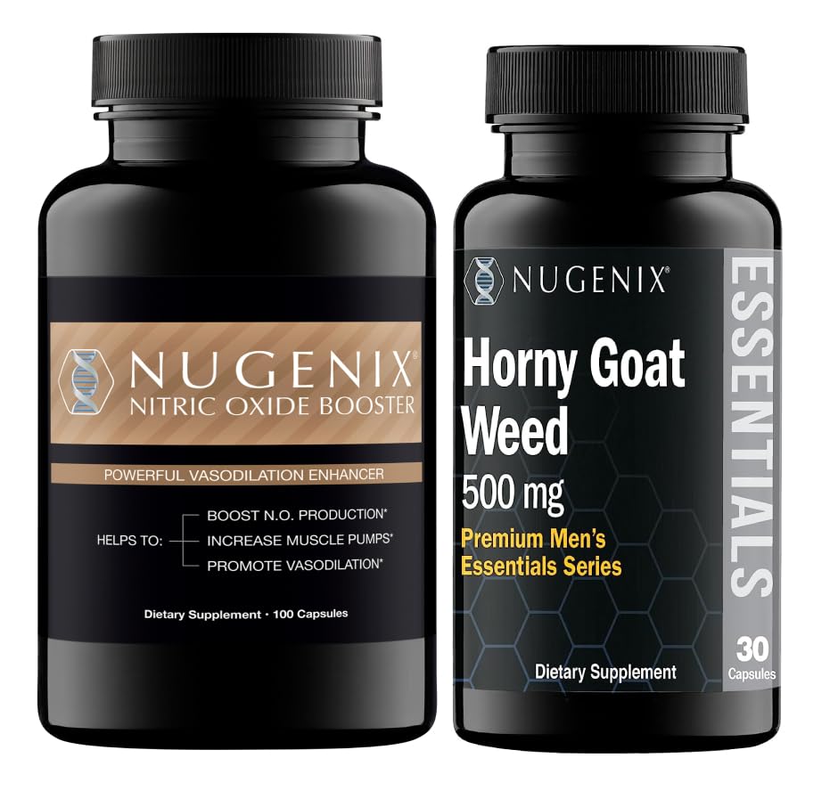 Nugenix Nitric Oxide Booster and Horny Goat Weed Supplementen voor mannen