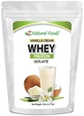 Z Natural Foods Vanilla Cream Wei Proteïne Isolaat, Voeding-Rijk, Smaakvol Proteïne Poeder voor Hart Gezondheid en Immuniteit, Geweldig in thee, koffie, Smoothie, Non-GMO, Glutenvrije, Kosher, 5 lbs