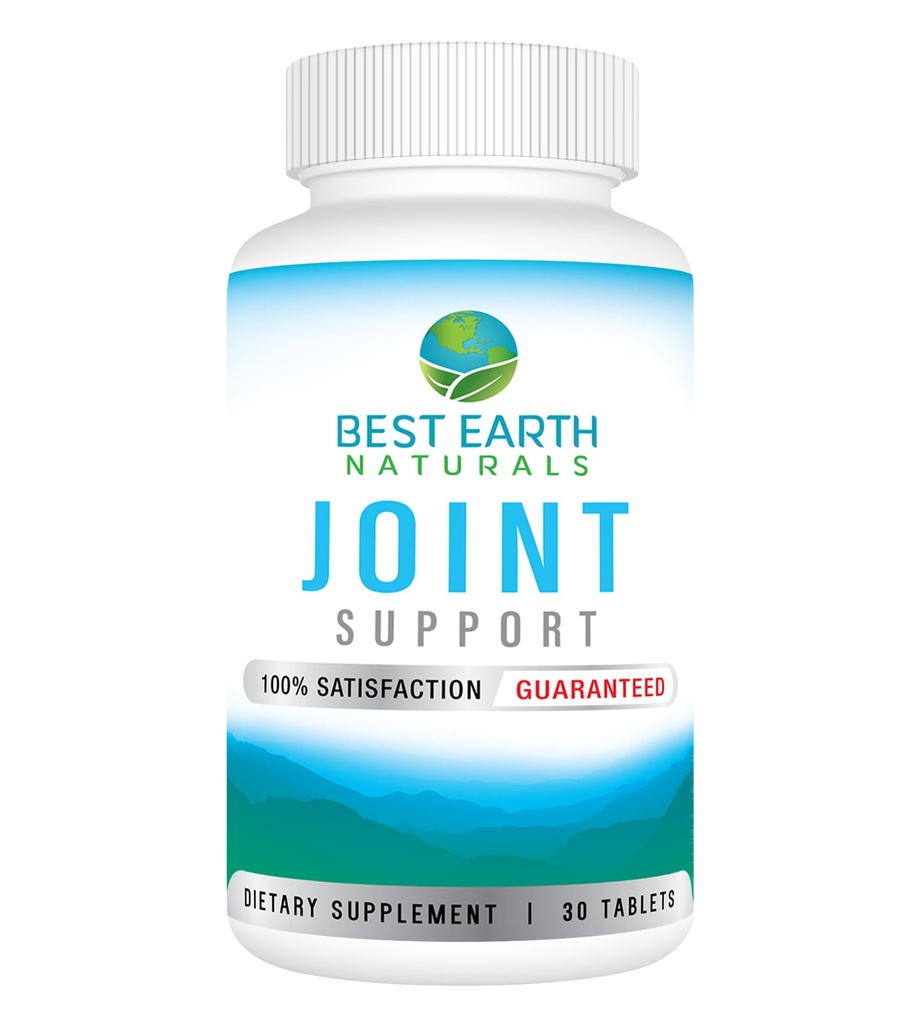 Best Earth Naturals Joint Support - Glucosamine, Chondroitin, MSM en speciale vitamines & voedingsstoffen voor rug, hiep & Joint Support - Gezamenlijke Supplement voor gewrichten, spier en flexibiliteit 30 dagen levering