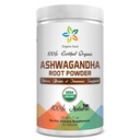 Certified Organic Ashwagandha Root Powder 16Oz -1Lb. Natural Stress, Brain and Immune Support. Verbetert de algehele gezondheid. Raw Superfood. 100% natuurlijke kruiden