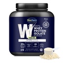 Biochem 100% Wei Isolaat Proteïne Poeder - Gras Fed, Low Carb, Keto-Friendly, Non-GMO, Gluten-Free - Ondersteunt Immune Health & Muscle Recovery 20g Vegetarisch Proteïne per Serving - Natuurlijke smaak, 1,5lb