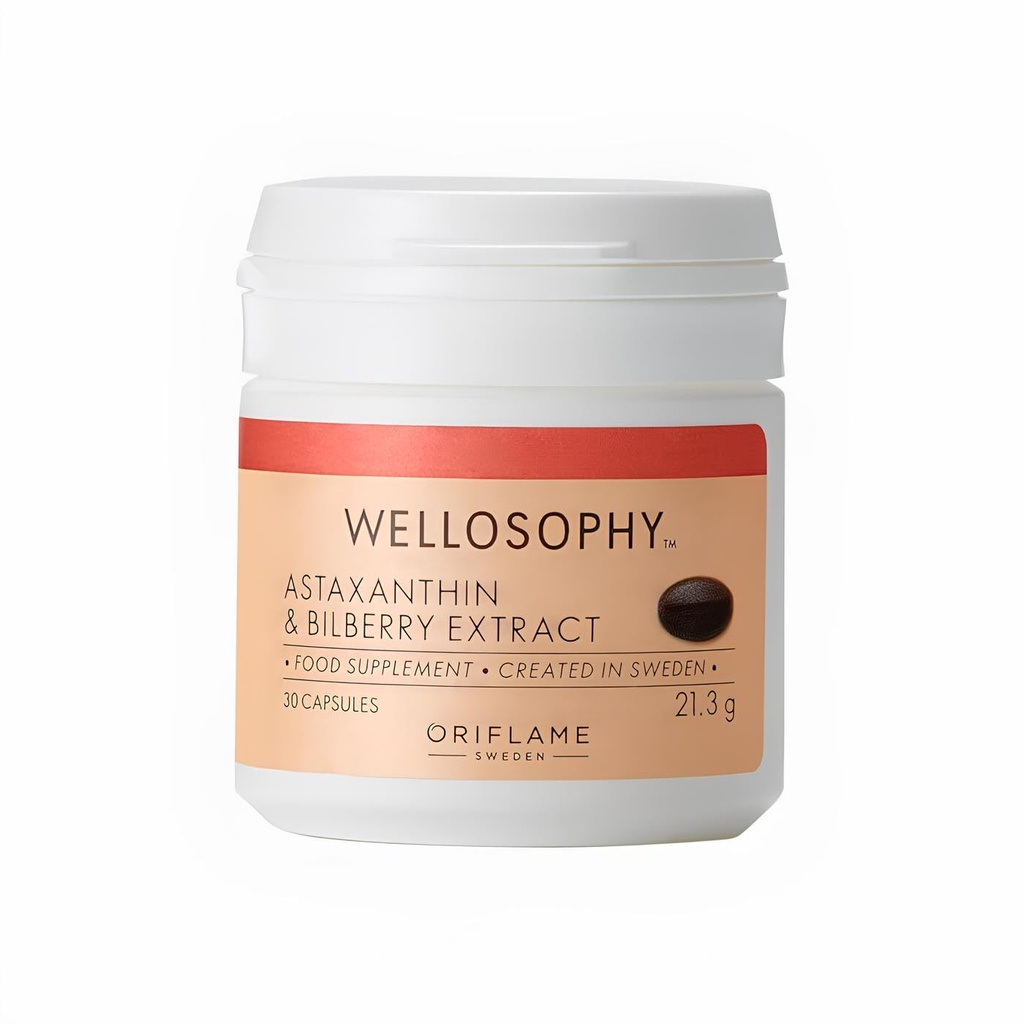 WELLOSOFY-wellness by oriflame Astaxanthine & Bilberry Extract 30 Capsules