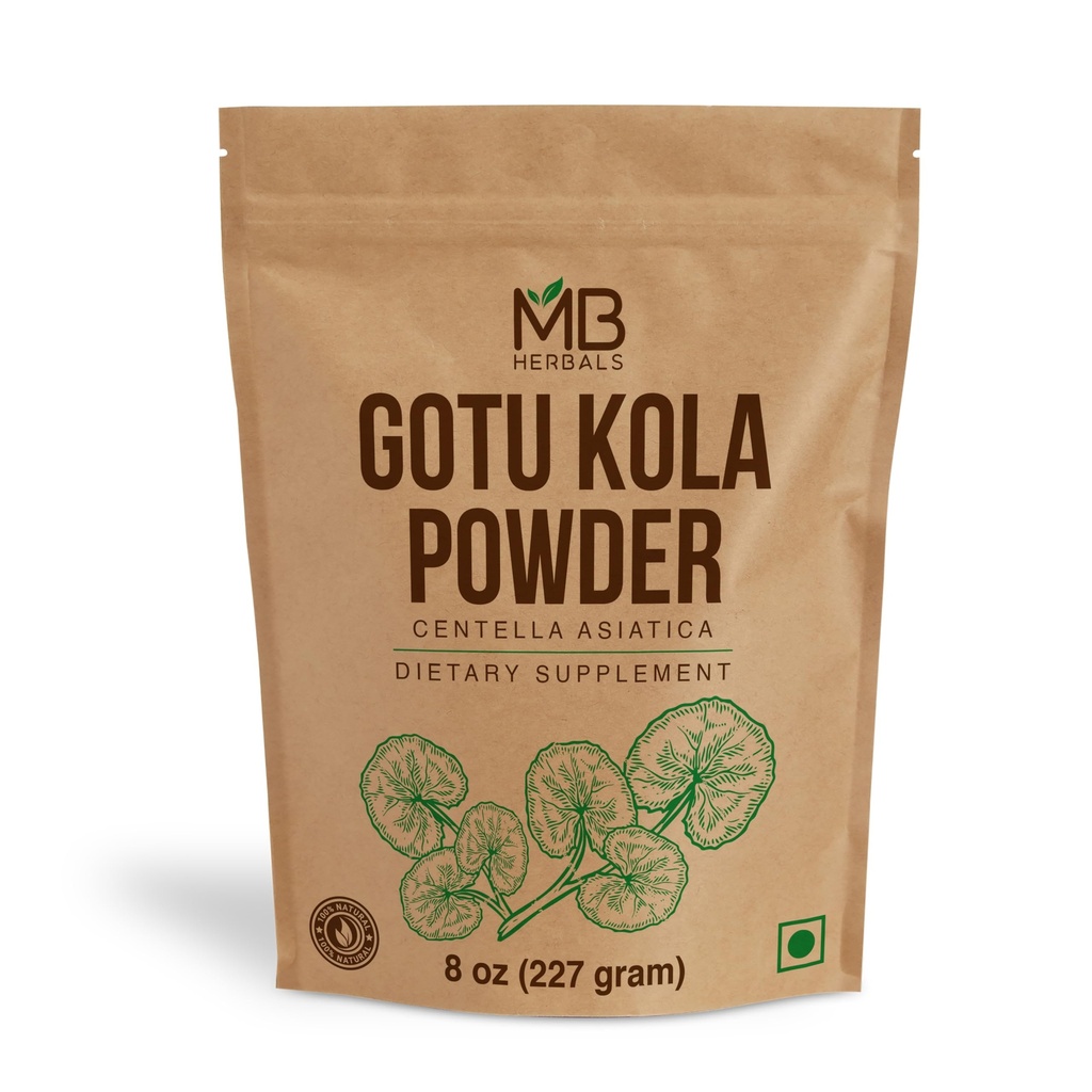 MB Kruiden Gotu Kola Poeder 8 oz (0,5 lb / 227 Gram)