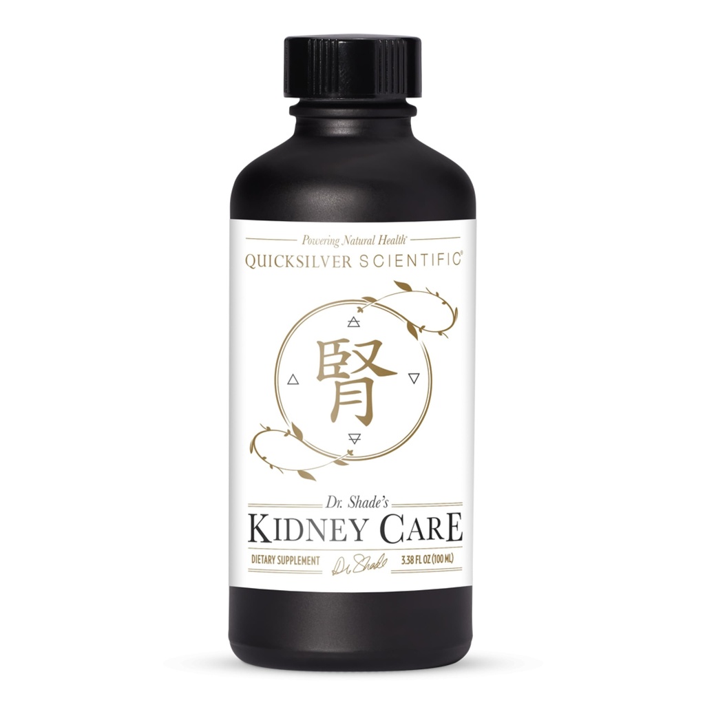 Quicksilver Wetenschappelijke Nierverzorging - Nierreiniging & Lymfatische Drainage Supplementen - Astragaloside IV Extract, Zhu Ling, Goldenrod, Ferulic Acid, He Shou Wu & Dandelion Leaf (3.38oz / 100ml)