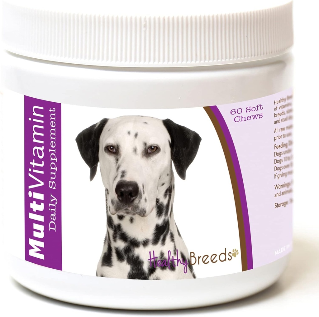 Gezond Ras Dalmatische Multi-Vitamine Zachte Kauwen 60 Tellen