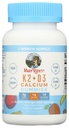 Mary Ruth's Vitamine K2 & D3 + Calcium Gummies, 30 Ct