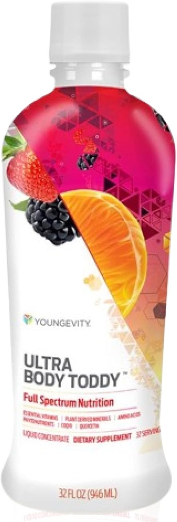 Youngevity Ultra Body ToddyTM - 100+ Nutrient Mega Multi-Vitamine Mineral Supplement for Men and Women - Enhanced Absorptie - Phytonutriënten - Aminozuren (32 Fl Oz, Pack of 2)