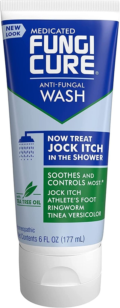 FungiCure Medicinated Anti-Fungal Jock Itch Wash - Treat Jock Itch in The Douche - 6 Fl Oz (pakket van 2)