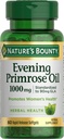 Nature's Bounty Primrose Oil 1000mg, bevordert de gezondheid van vrouwen, kruidensupplement, Glutenvrij, 60 Snelle release Softgels