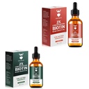 Biotin Beard Growth Oil for Men, Natural Mens Beard Oil with Argan Oil, Jojoba Oil and Vitamin, Hydrates & Thickens Facial Hair