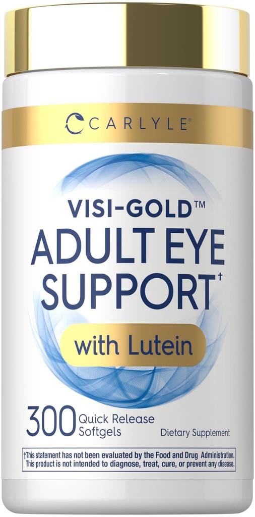 Carlyle Adult Eye Support 300 Capsules met Lutein en Zeaurez