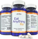 Dirobi Eet van alles Xylose Isomelase Fructose Malabsorptie Enzymen, FODMAP Supplement, Digestieve enzymen voor betere Lactose, Vet, Eiwit en Koolhydraat Digestie Gas & Bloating Relief 60 Capsules