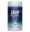 Natural Vitality Calm Slaap Magnesium Supplement, Melatonine & Magnesium Citrate, Slaaphulp Capsules, Glutenvrij, Veganistisch, Non-GMO, helpt het lichaam gemakkelijk in slaap, 120 capsules