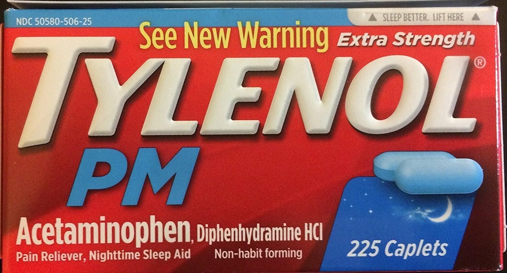 Tylenol PM Extra Strength Caplets (225 st.) (2 st.)