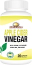 Rise-N-Shine Apple Cider Vinegar Capsules - Immune Support Vitaminen - Gut Support for Women & Men 30-Day Supply (30 Capsules)