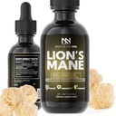 Lions Mane Mushroom Supplement - Organic Lions Mane Extract for Brain Health, Memory, Focus & Immune Support - Nootropic Vegan Liquid Tincture - Made in USA - 4 Fl Oz