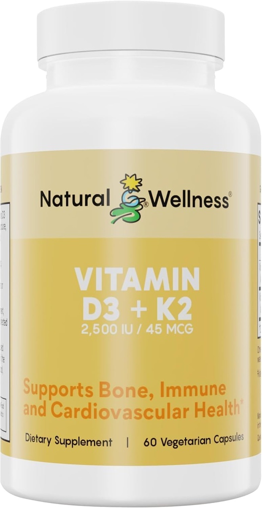 Natuurlijke Wellness Vitamine D3 + K2 