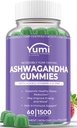 Ashwagandha Gummies Supplementen Vegan Friendly - Gummy Vitamines Advanced Vergelijk met Capsules Tablets Pillen Vloeibaar - 60 Planten Gummies
