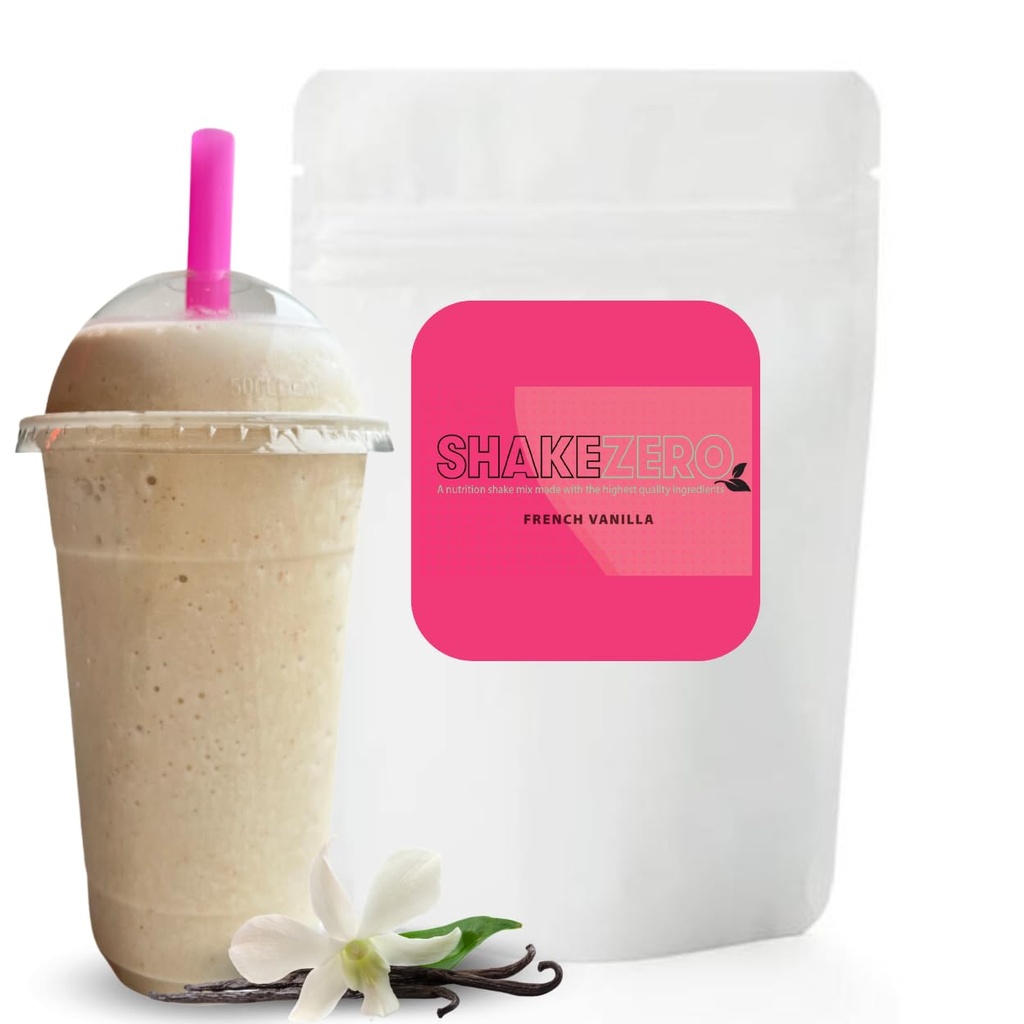 Shakezero Franse Vanille (1-5lb Pkg) ~ Plant-Based Proteïne Poeder Maaltijd Vervangingsshake Mix