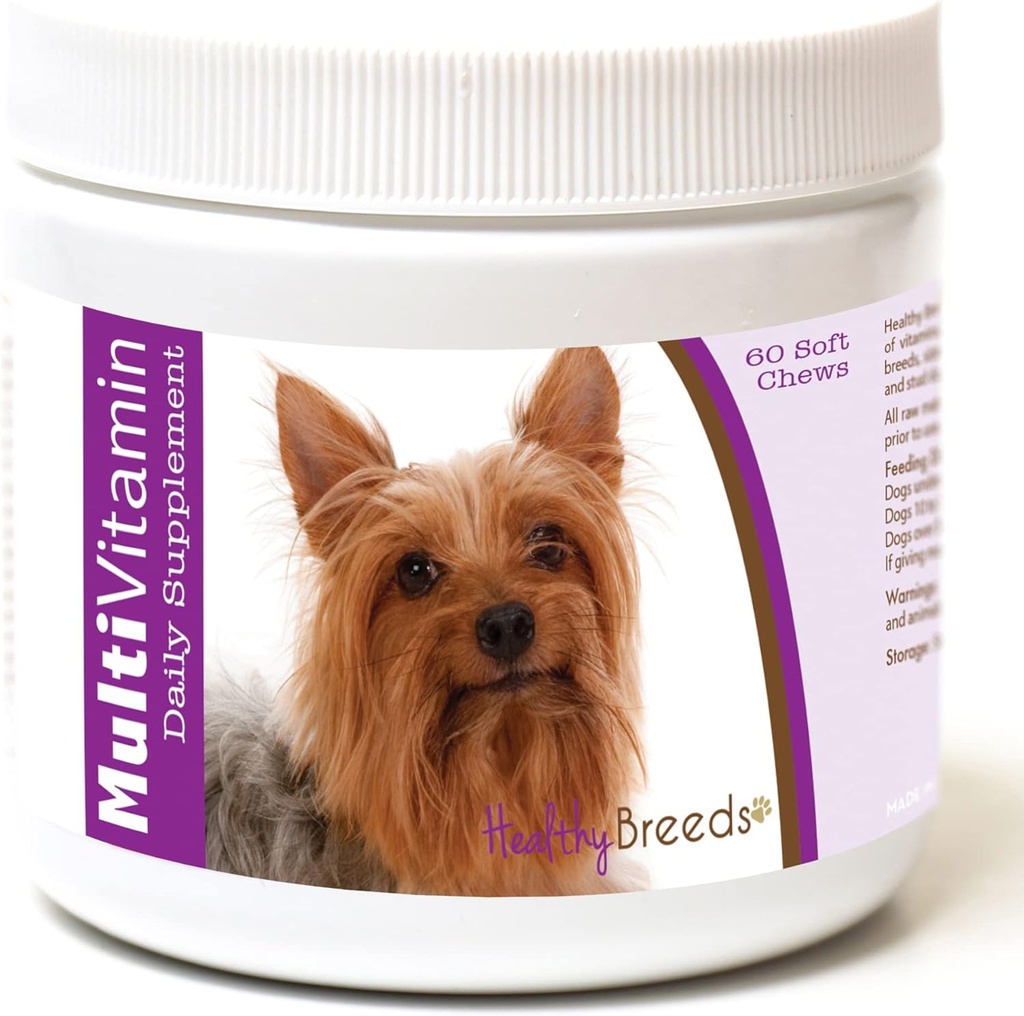 Gezond Ras Silky Terrier Multi-Vitamine Zachte Kauwen 60 Tellen