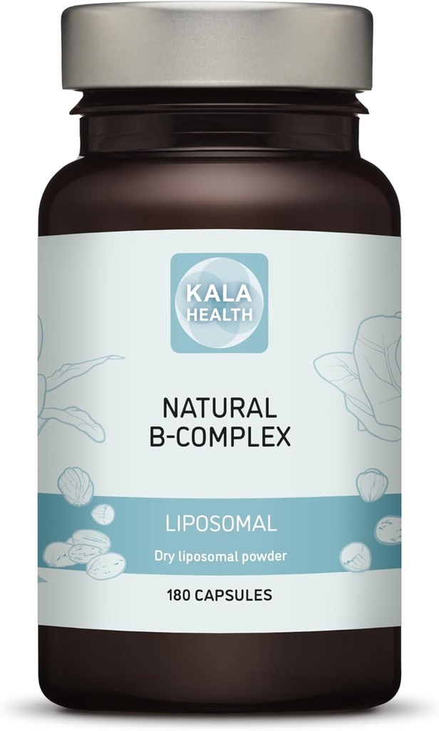 Natuurlijke Liposomale B-complexcapsules met alle 6 belangrijke B-vitaminen (180)