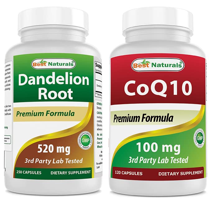 Best Naturals Paardenbloem Root 520 mg & COQ10 100 mg