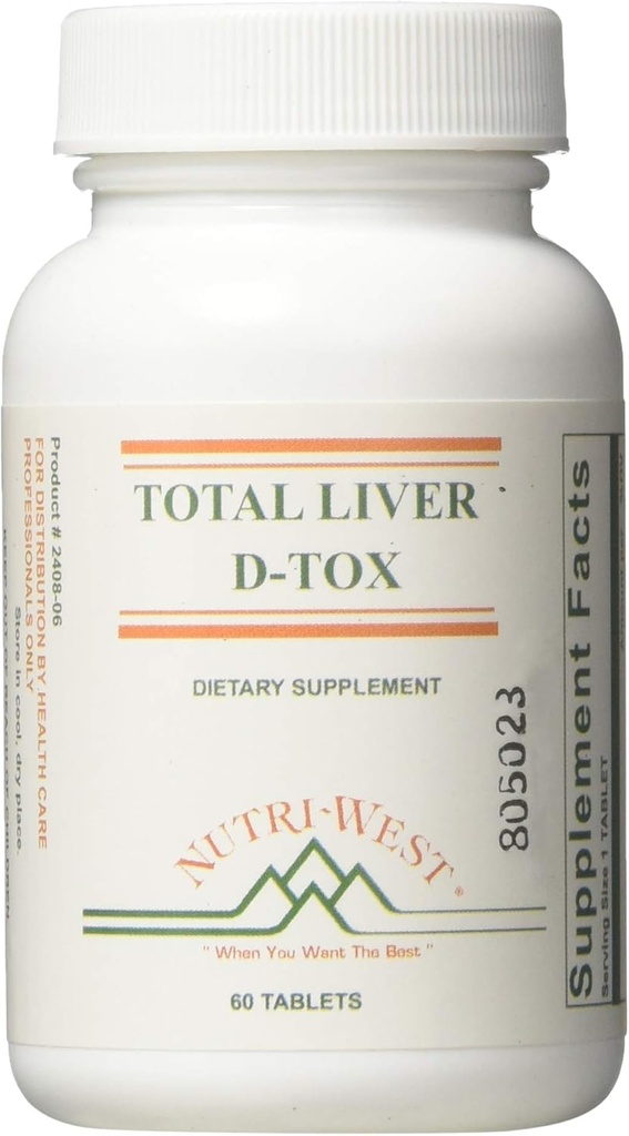 Nutri-West - Totaal lever-D-Tox - 60