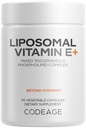 Codering Liposomale vitamine E-supplement - Alle vitamine E-tocoferolen - 3-maands aanbod - Alpha-tocoferolen, Beta, Gamma en Delta - Liposomale gemengde tocoferolen - Non-GMO Fosfolipide - 90 capsules