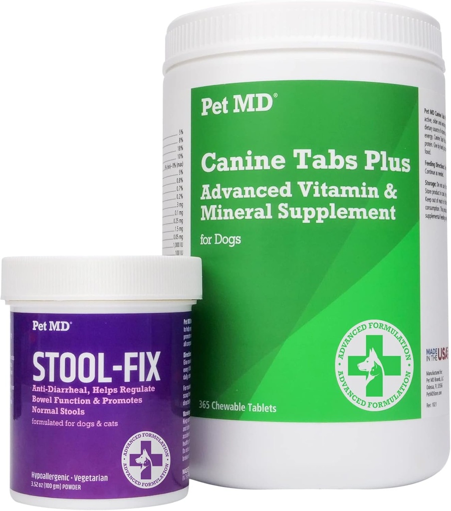 Geavanceerde Multivitamine & Stool Fix MD Canine Tabs