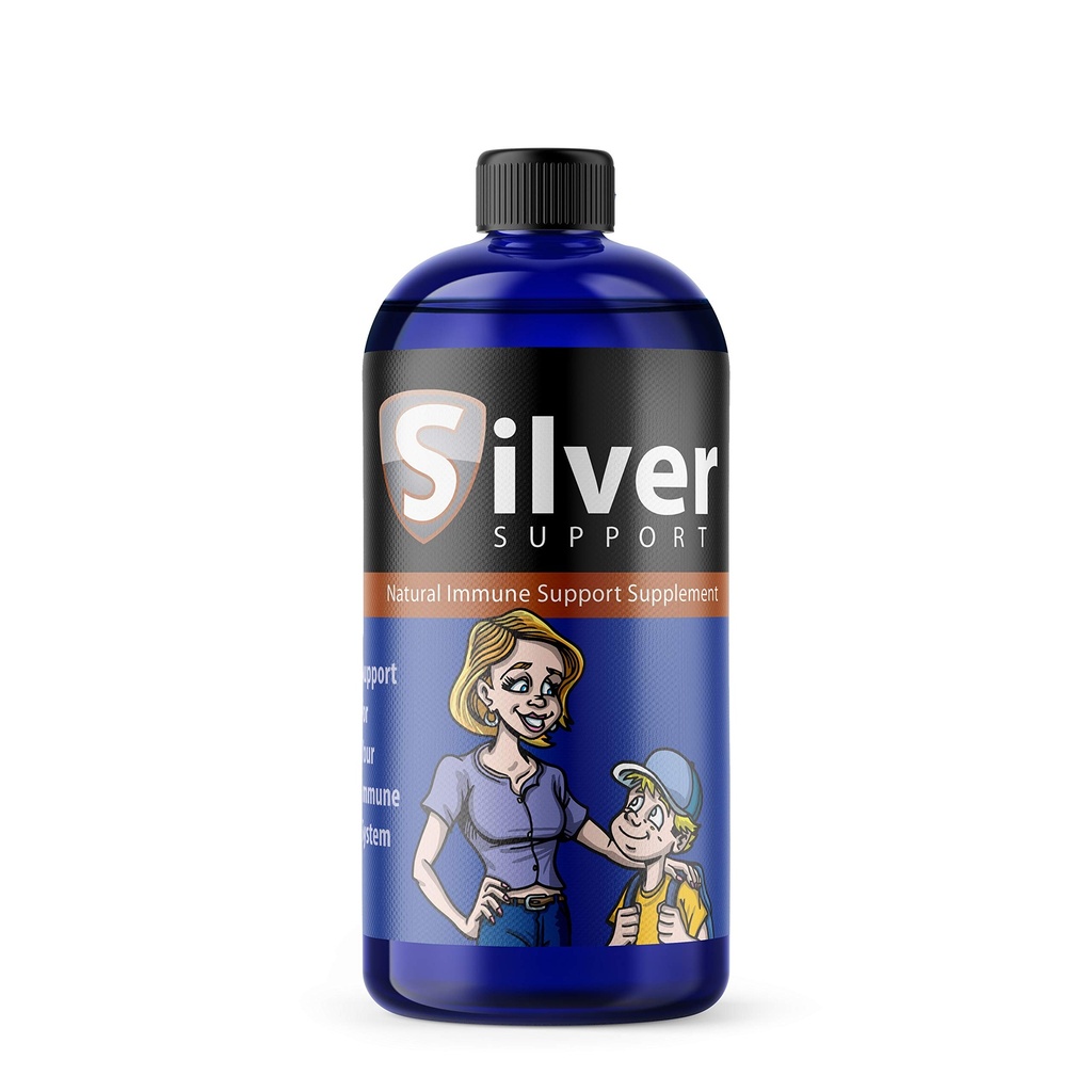 Nano Ionic Silver Technology - Liquid Immune Booster voor alle leeftijden en huisdieren - Snijdrand 10 ppm Formule verbetert Wellness - 32oz