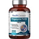 Megazyme Forte 200 tabletten - Natural Plant Proteolytische Enzymen Nattozimes Serrazimes ondersteunt spijsverteringssysteem Immune Health