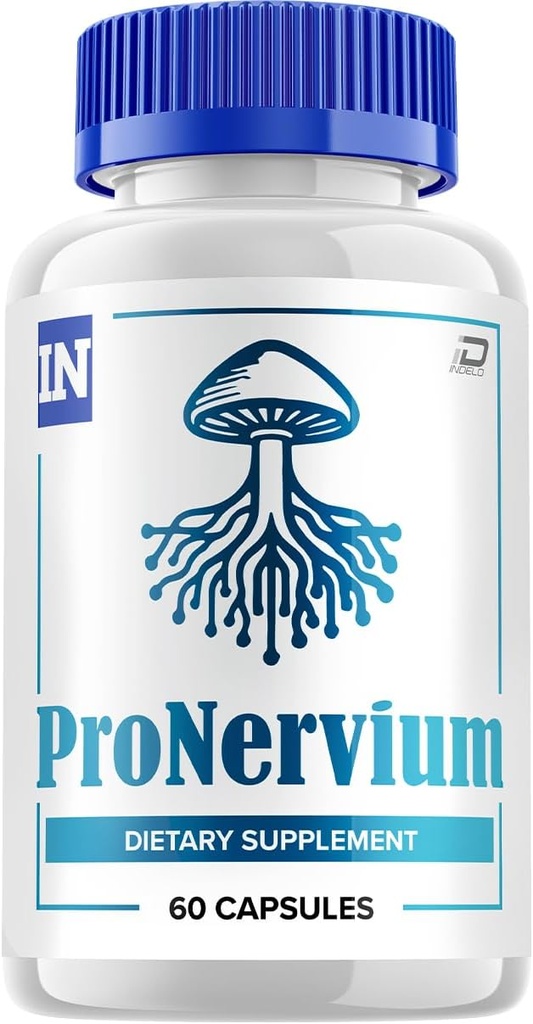 Pronervium Nerve Health Support Pillen, Pronervium Reviews, Pronervium Nootropic Advanced Formula, Pronervium All Natural Focus Supplement, Pronervium Brain Support Reviews (1 Pack - 60 Capsules)