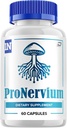 Pronervium Nerve Health Support Pillen, Pronervium Reviews, Pronervium Nootropic Advanced Formula, Pronervium All Natural Focus Supplement, Pronervium Brain Support Reviews (1 Pack - 60 Capsules)