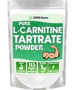 XPRS Nutra L Carnitine L Tartraatpoeder - Premium Pure L Carnitinetartraat - L-Carnitine - Vegan Friendly Bulk L Carnitinepoeder - Aminozuursupplement (4 Ounce)