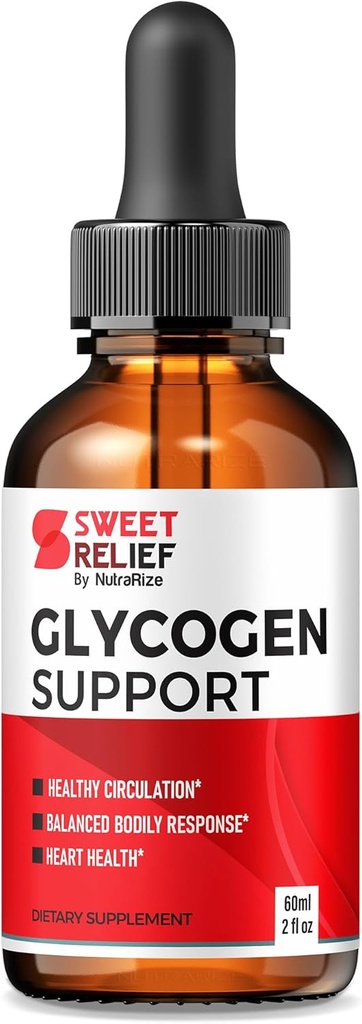 NutraRize Sweet Relief Glycogen & Joint Support Drops, Sweet Relief Detox Support Cleanse Renew, Sweet Relief Hair Prostate and Body Health for Fungus Advanced Support Formula (30 Servings)