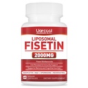 Fisetin Supplement 2000mg for Healthy Aging and Longevity, Skin Health, Brain - Soy Free, Vegetarian - 60 Softgels