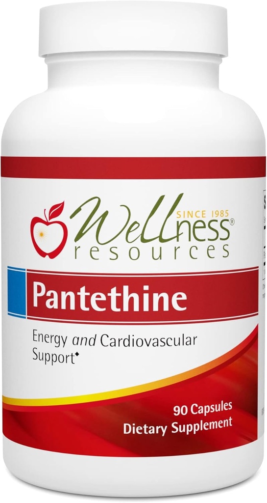 Wellness middelen Pantetine - actieve vitamine B5. vegan (300 mg, 90 capsules)