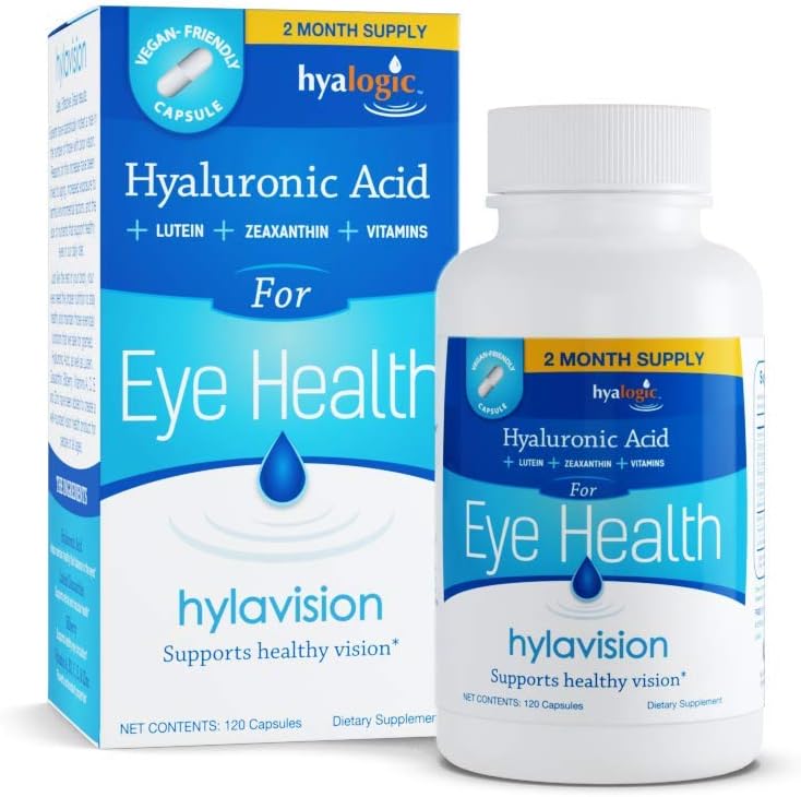 Hyalogische HylaVision Eye Health Supplement - Hyaluronzuur, luteïne en zeaxanthine Supplementen 