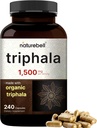 NatureBell Triphala Capsules Supplement, 1.500mg Per Serving 