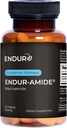 ENDUR-Amide supplement, helpt ondersteuning gezonde veroudering en Cellular Wellness, helpt behouden huid en hele lichaam gezondheid, glutenvrij, 500 mg (90 tabletten)