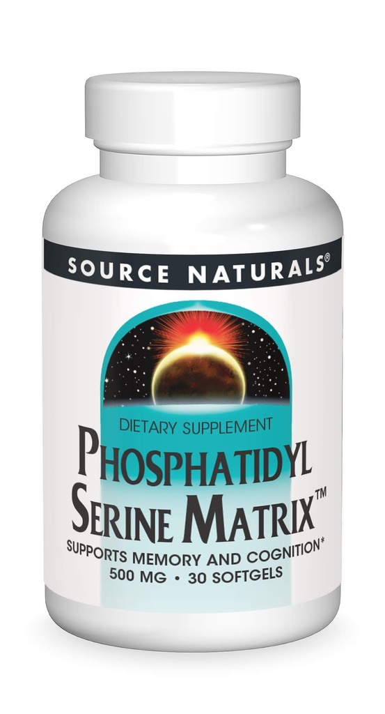 Bron Naturals Fosfatidyl Serine Matrix 500 mg - 30 Softgels