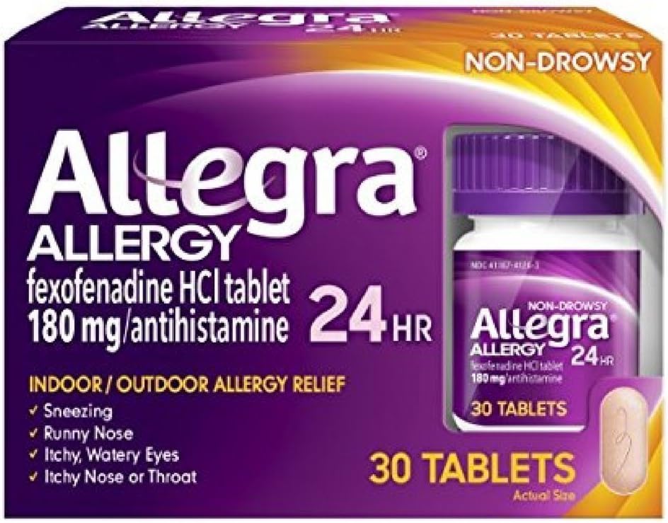 Allegra 24 uur Allergie tabletten 30 tabletten (verpakking van 2)