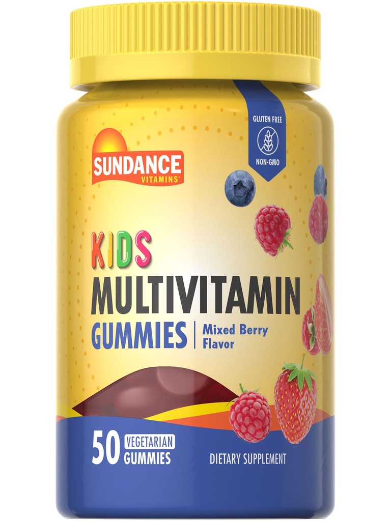 Sundance Kids Multivitamine Gummies met vitamines D3, C, B12 en zink 