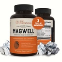 Live Conscious Magwell Magnesium Zinc & Vitamin D3 - Magnesium Glycinate, Malate, & Citrate - Triple Supplement for Women & Men - for Sleep, Bone, Heart, Immune Support - 120 Caps