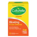 Culturelle Bloating & Gas Defense, Digestieve Enzymen & Probiotica voor de spijsvertering, 30 Capsules, Ondersteunt Occasional Indigestie & Discomfort